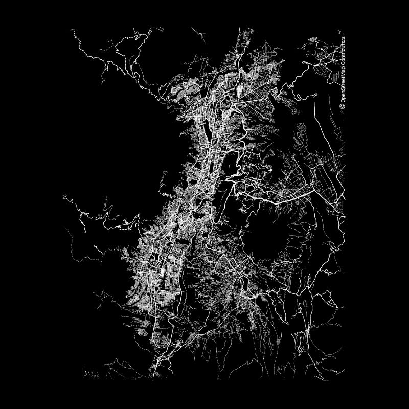 Plan et rues de Quito