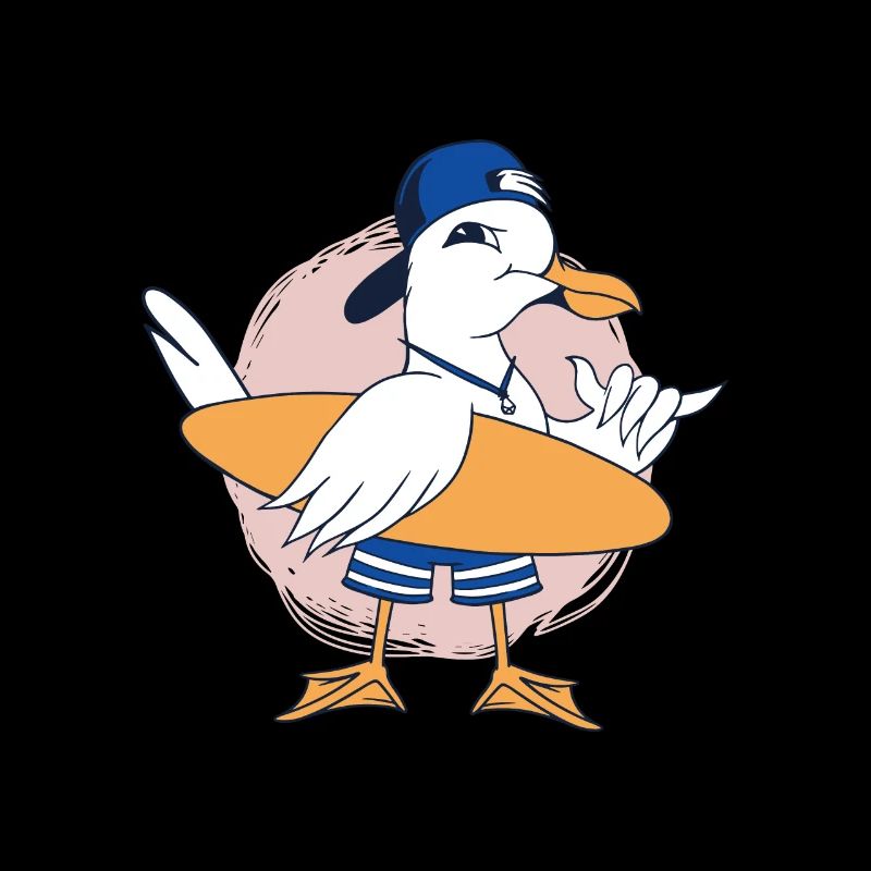 Surfer Möwe