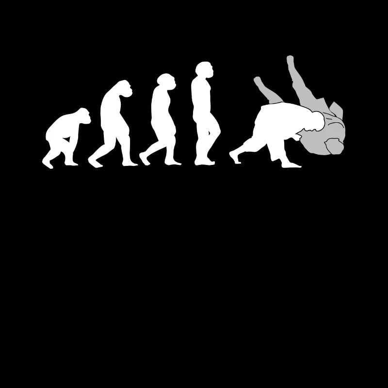 Judo Evolution cooles Judoka Retro Geschenk