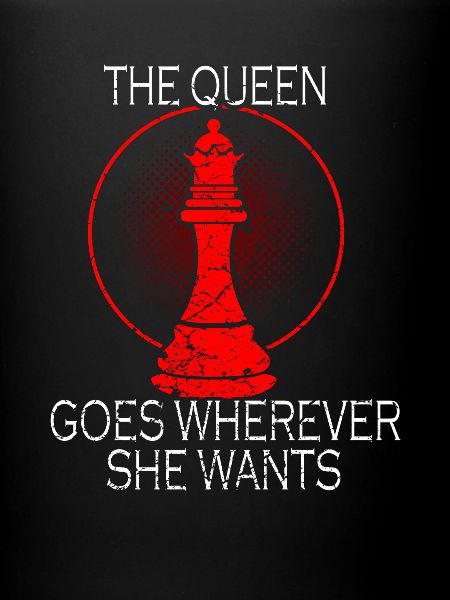 Chess queen queen