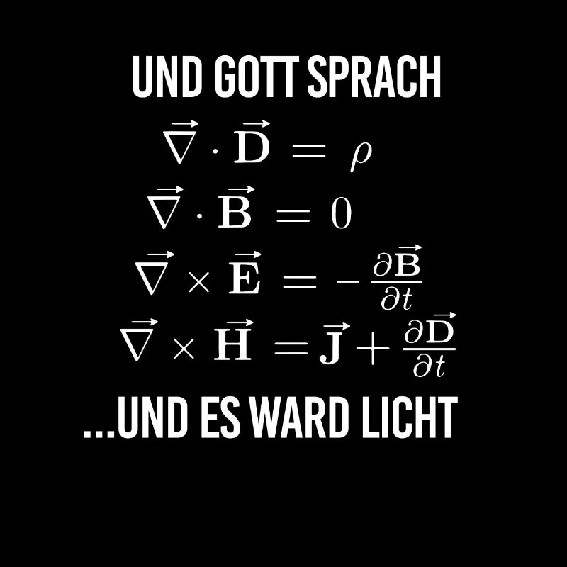 Und Gott Sprach Licht Mathematiker