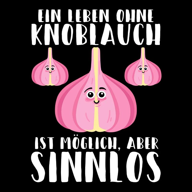 Lustig Knoblauch Gewürz Essen Spruch Geschenk