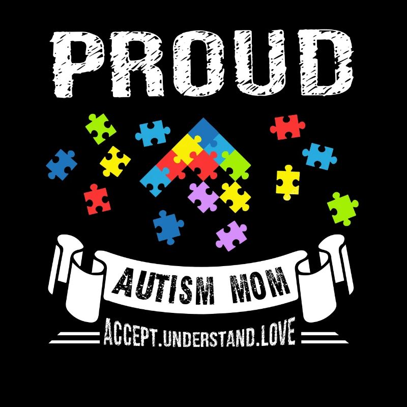 Autismusbewusstsein Stolze Autismusmutter