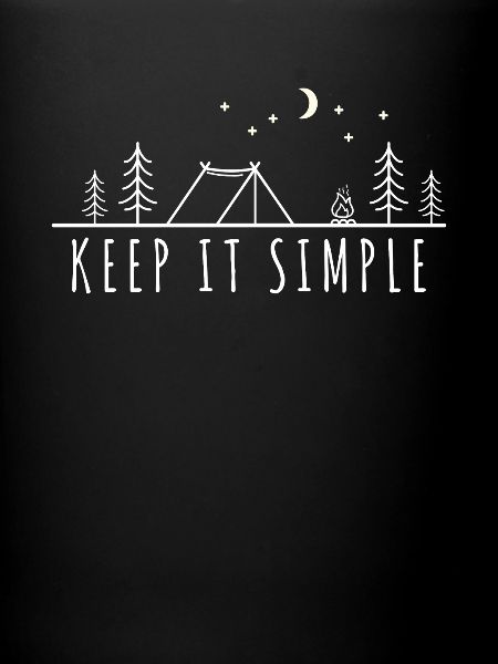 Restez simple - Camping Campfire