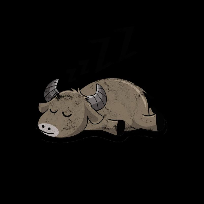 Buffle endormi