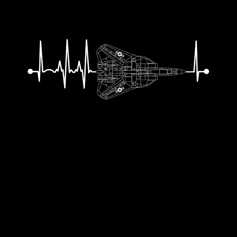 F14 Tomcat airplane pulse EKG pilot heartbeat