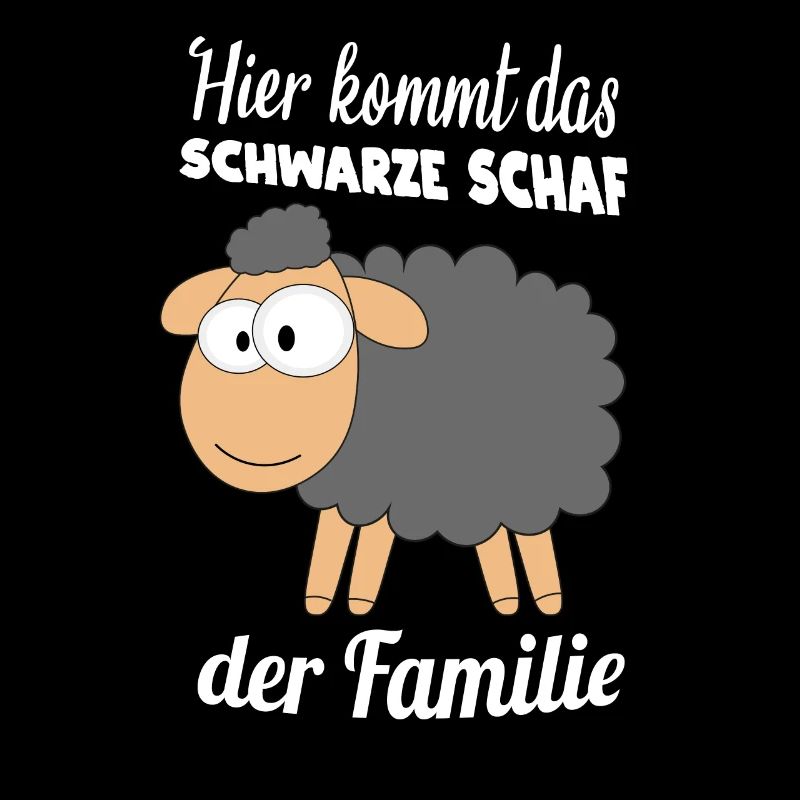 Schwarzes Schaf - Schafe Spruch Landwirt Bauer