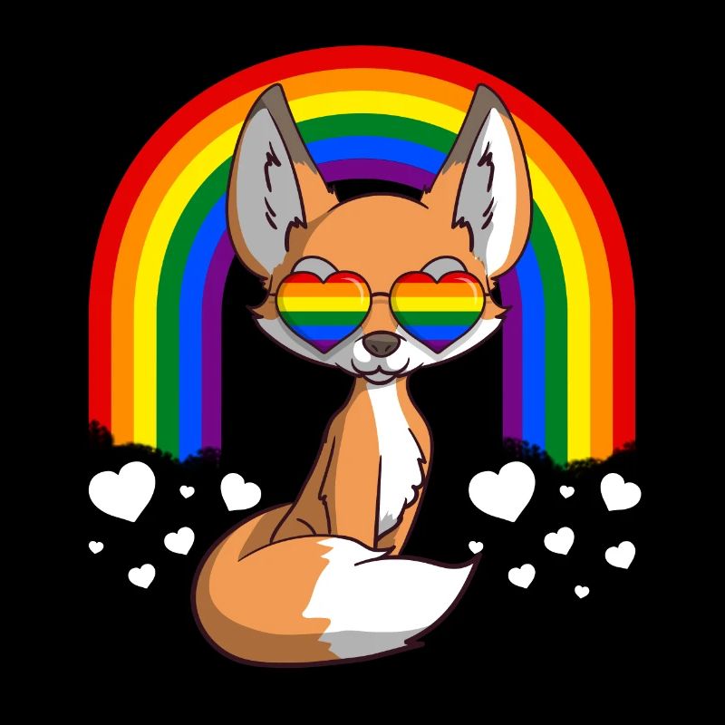 LGBTQ Fox Gay Pride Regenbogen