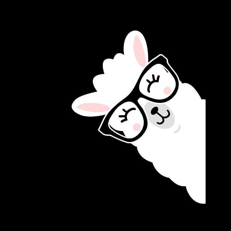 Cute Llama Alpaca gift jumping spit