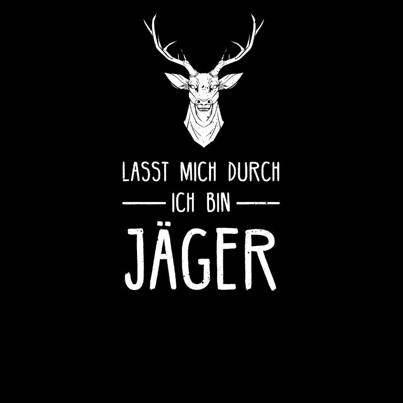 Jäger Jagd Drückjagd Schonzeit Hirsch Geschenk