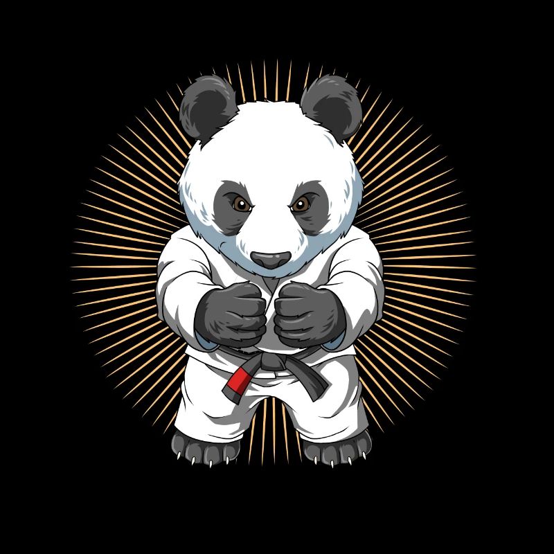 Panda bébé mignon dans BJJ G