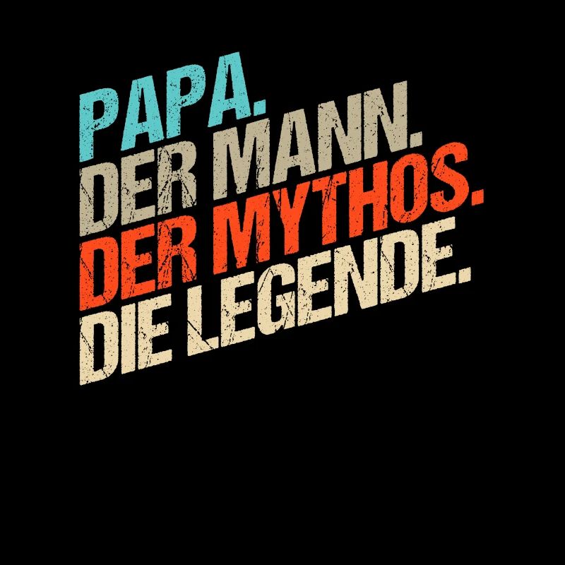 Papa der Mann der Mythos die Legende Geschenk