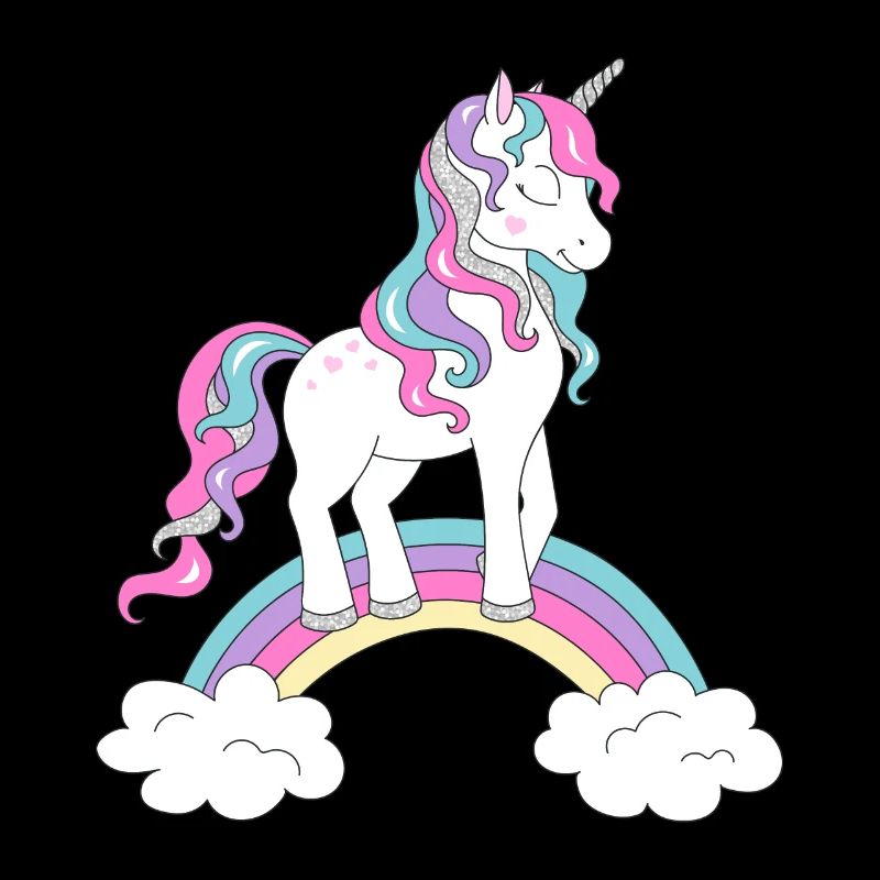 Regenbogen Einhorn Bunt