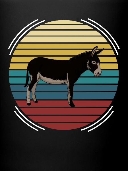Cheval âne rétro