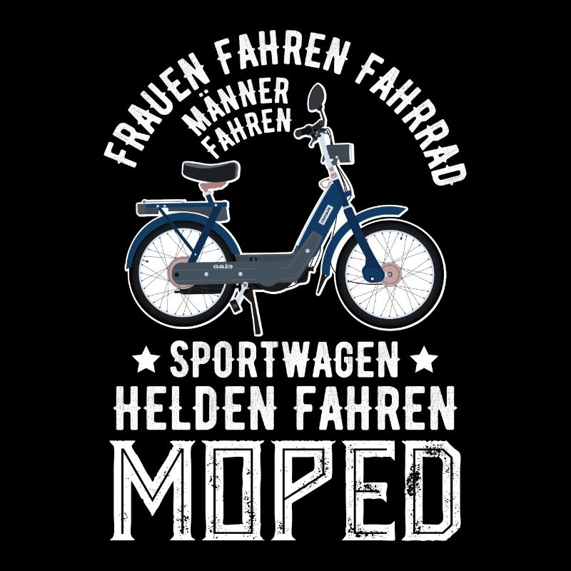 Moped Mofa Simson DDR Roller Biker Geschenkidee