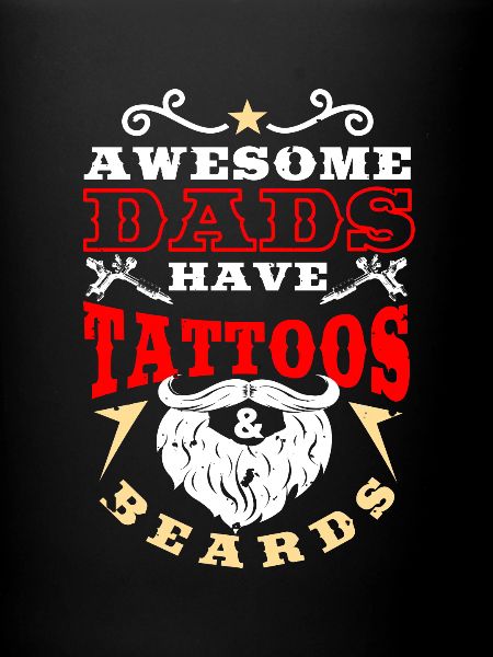 Dad beard tattoos