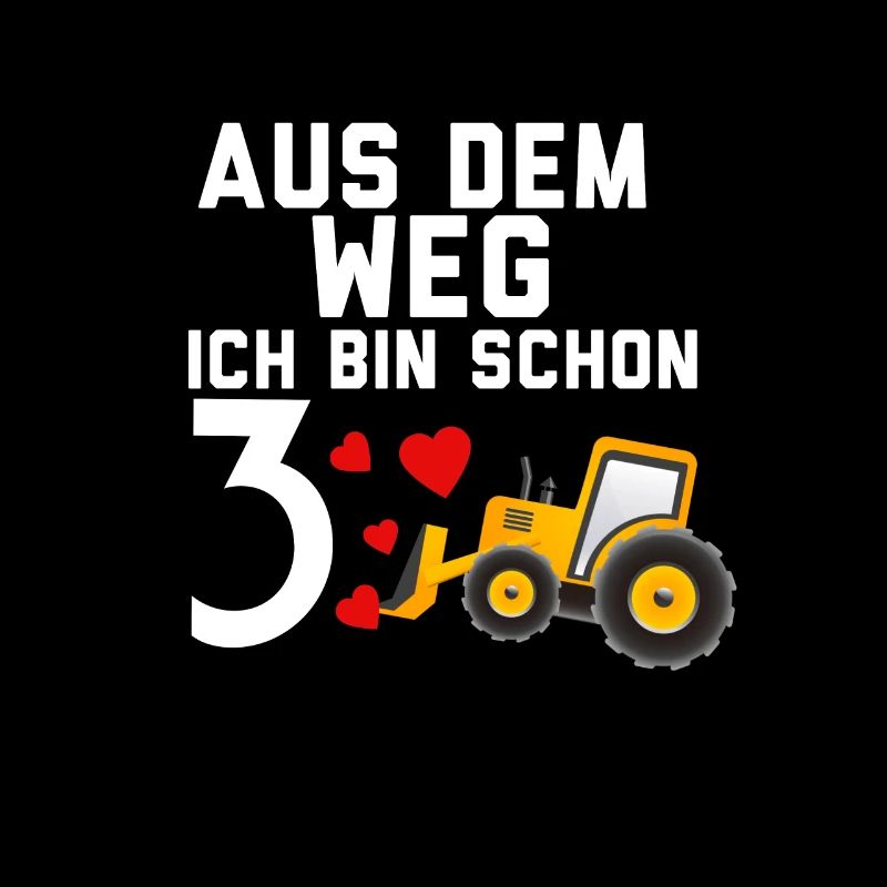 Aus den Weg Ich bin 3 Geburtstag Geschenkidee