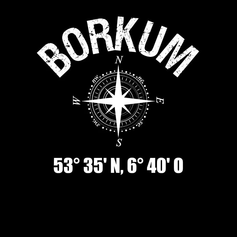 Borkum coordinates Baltic Sea island vacation