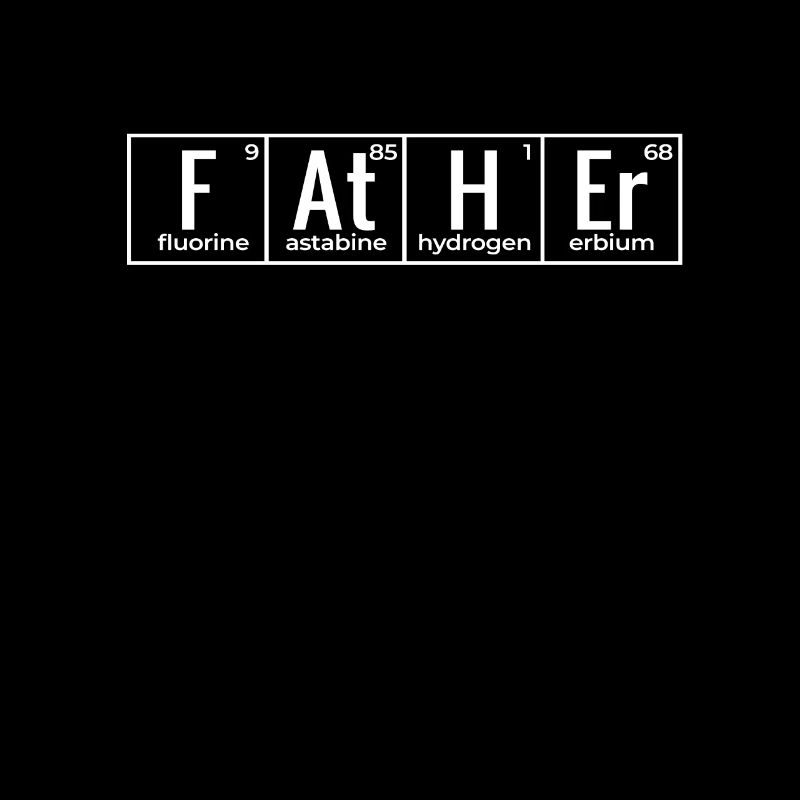 Father chemistry elements dad father gift
