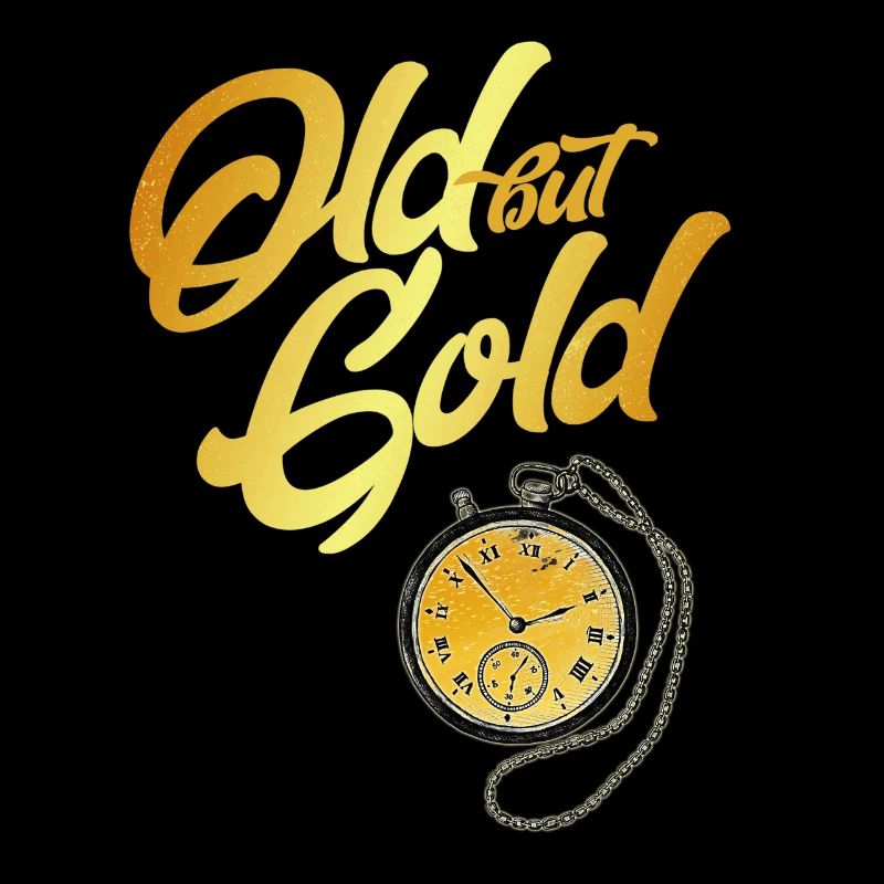 Montre de poche ancienne mais dorée avec de l'or