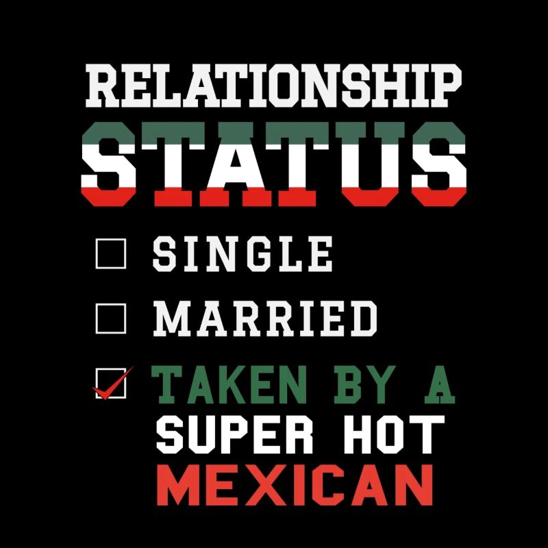 Statut de la relation prise Super chaud mexicain