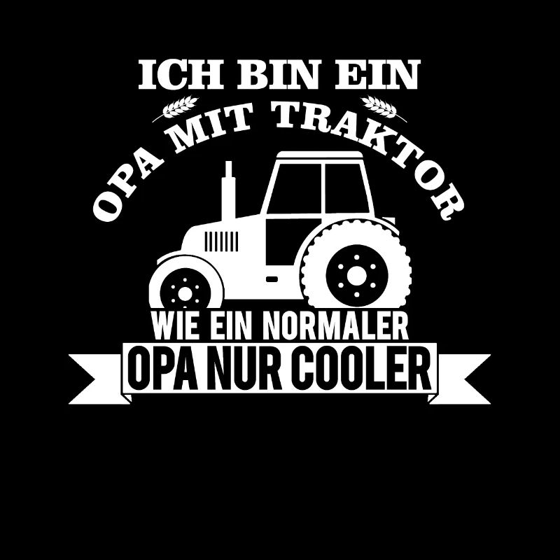 Opa Mit Traktor