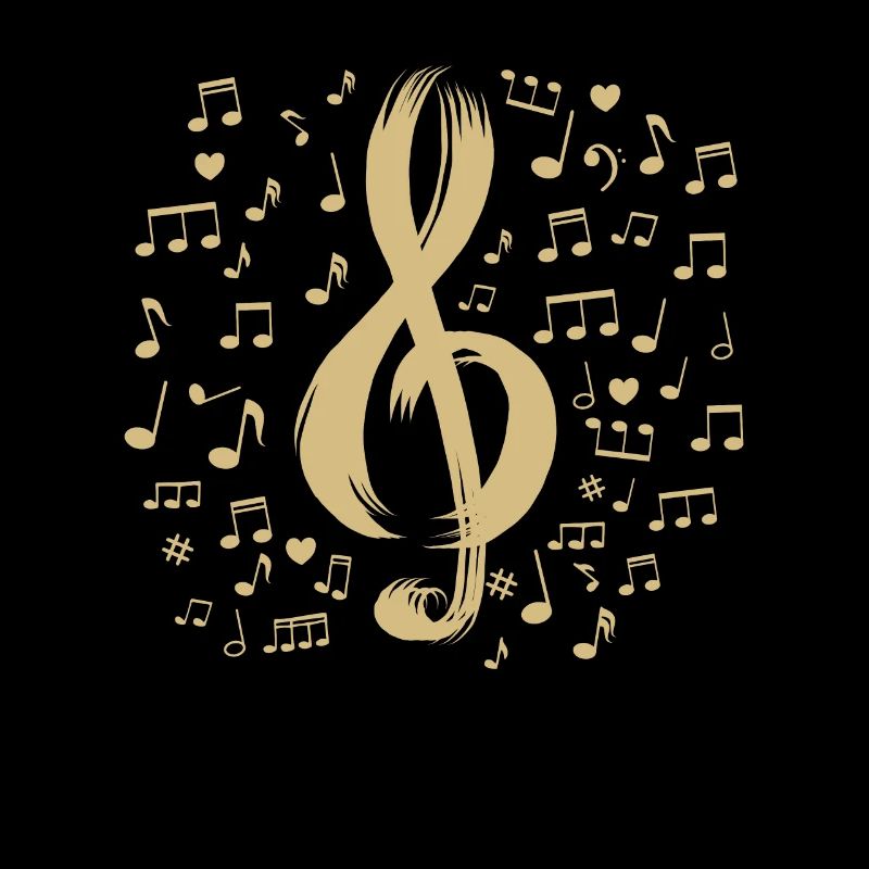 Clef Music Notes Clé de sol Clef