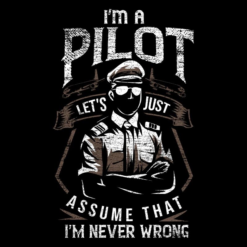 Flugzeug Pilot Spruch