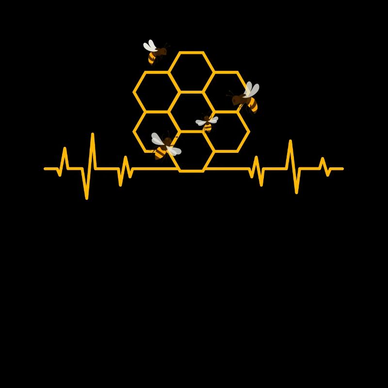 Bee Heartbeat Beekeeper Honey Bee Whisperer
