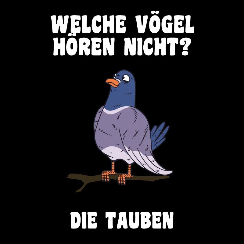 Das Tauben Witze Design