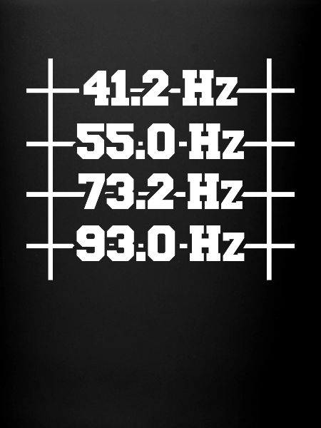 Fréquences de guitare basse