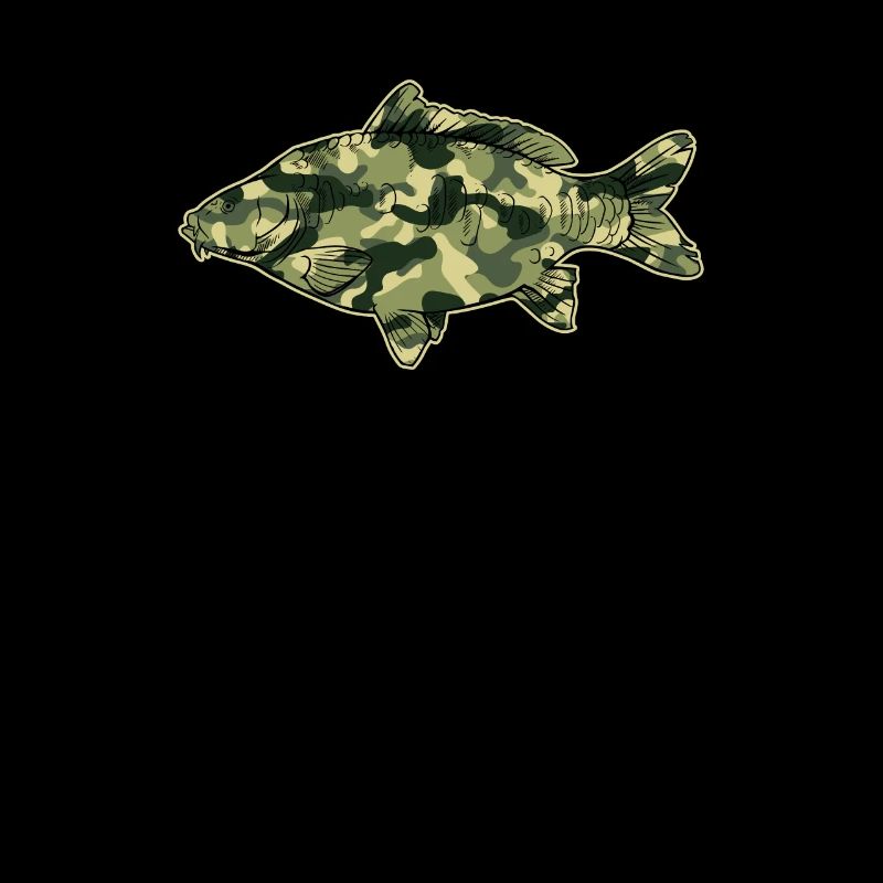 Carp angler motif flecktarn angler carp