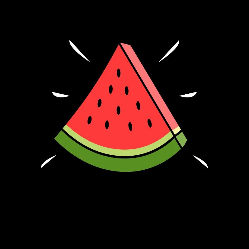 Conception drôle de pastèque pour la plage