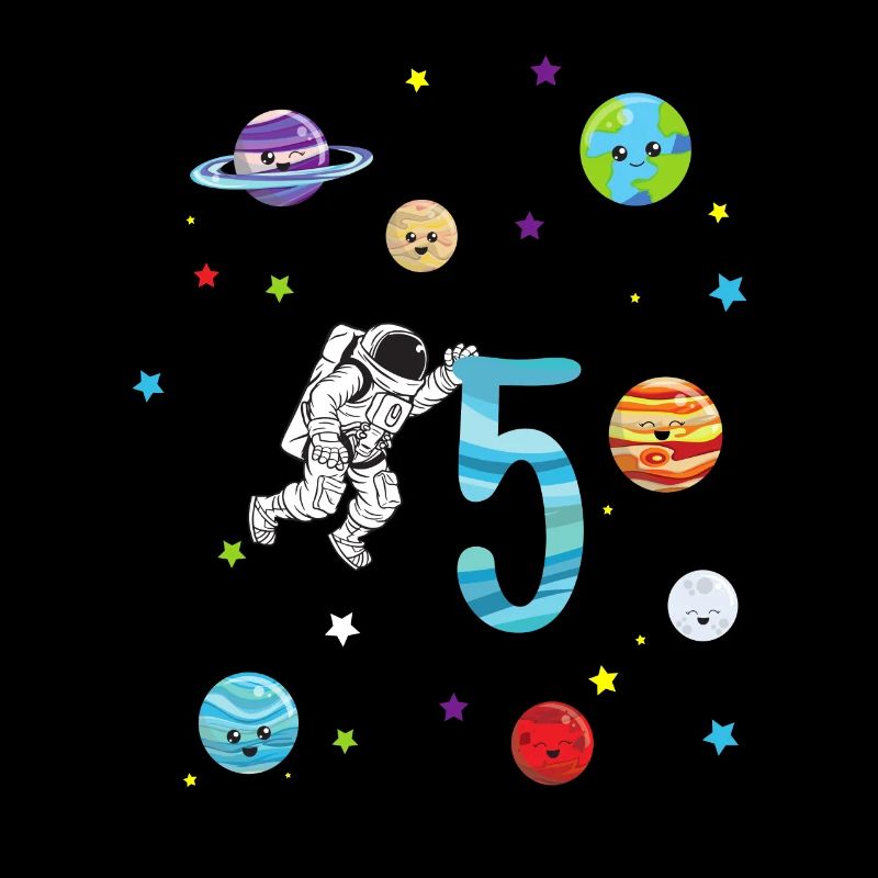 5th birthday astronaut solar system gift