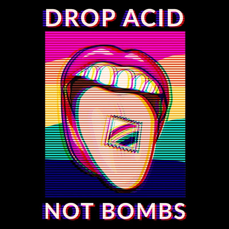 Trippy Pschedlelic LSD Trip Drop Acid Not Bombs