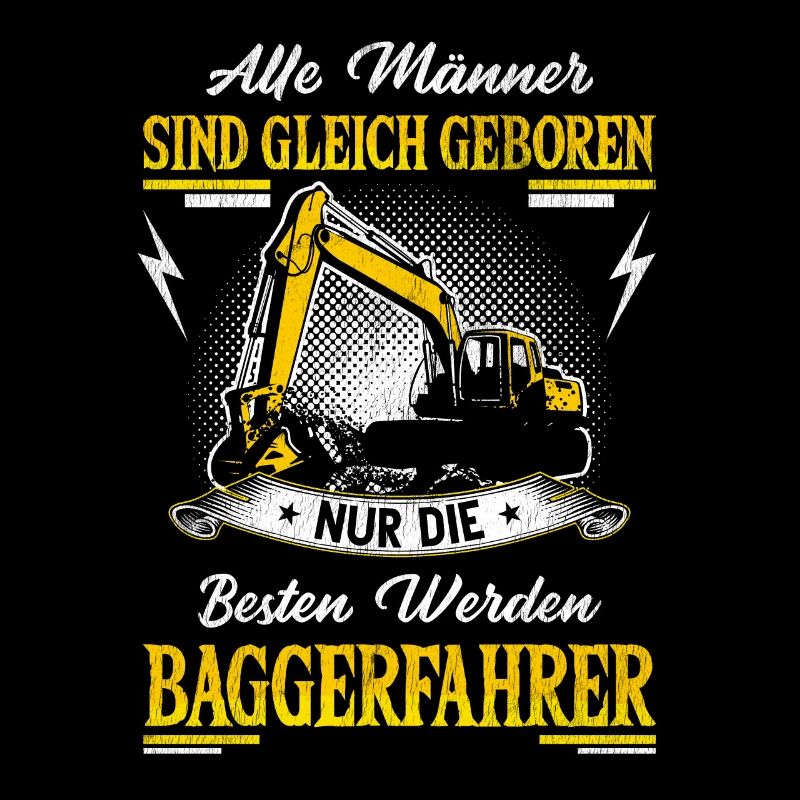 Bagger Baggerfahrer Spruch Geschenk