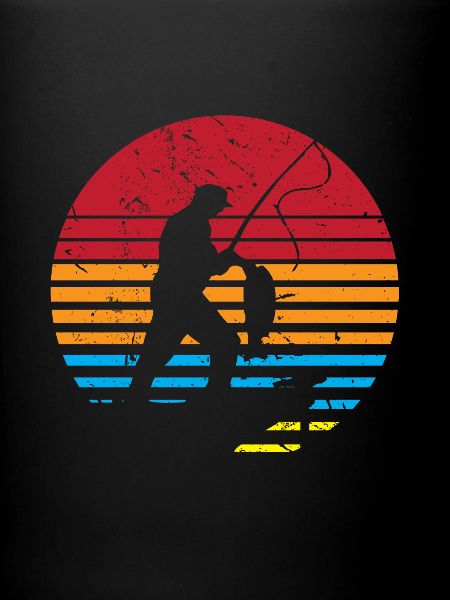 Sunset with angler