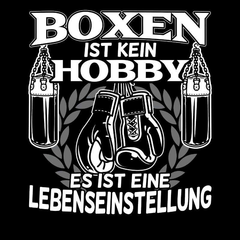 Boxer Boxkampf Boxen ist eine Lebenseinstellung