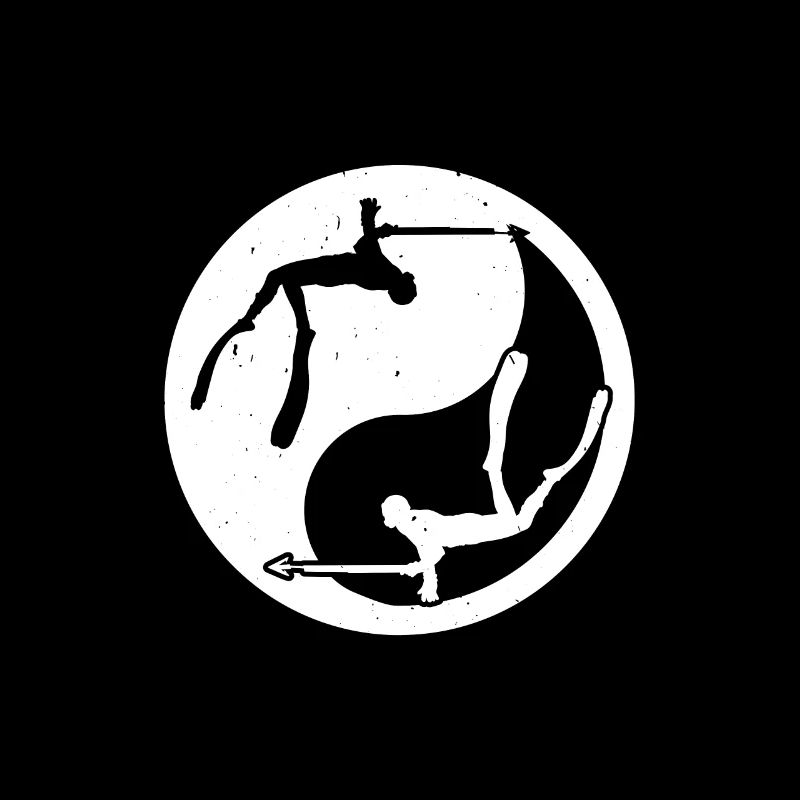 Yin Yang Pêche à la lance