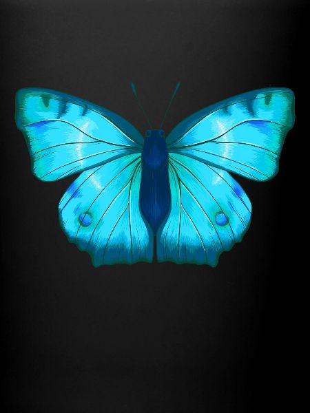 Butterfly blue