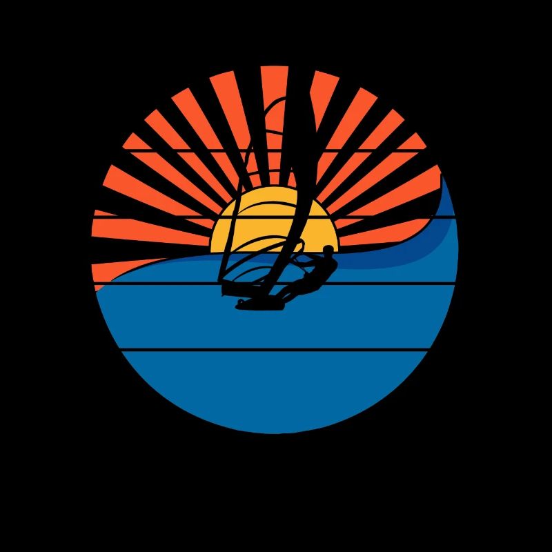 Windsurfer Sunset Windsurfing Windsurfen Geschenk