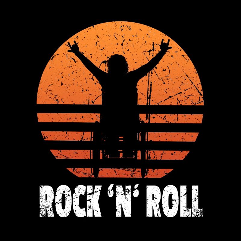 Utilisateurs de fauteuil roulant Rock and Roll Sunset