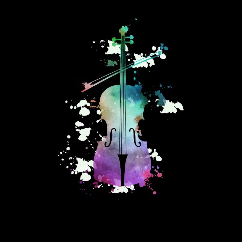 Violoncello stringed instrument cellist with cello
