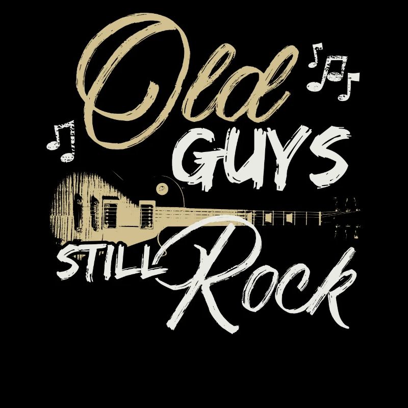 Electric Guitar Themed design | Old Guys Still
