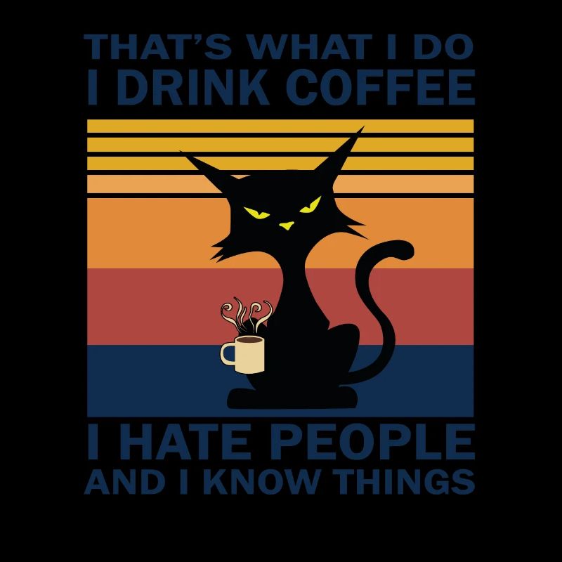 Katze Kaffee I Kollegen Abschied Geschenk Männer