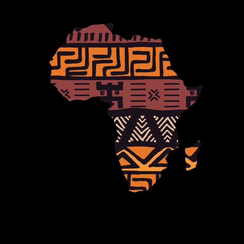 Africa Map Pattern
