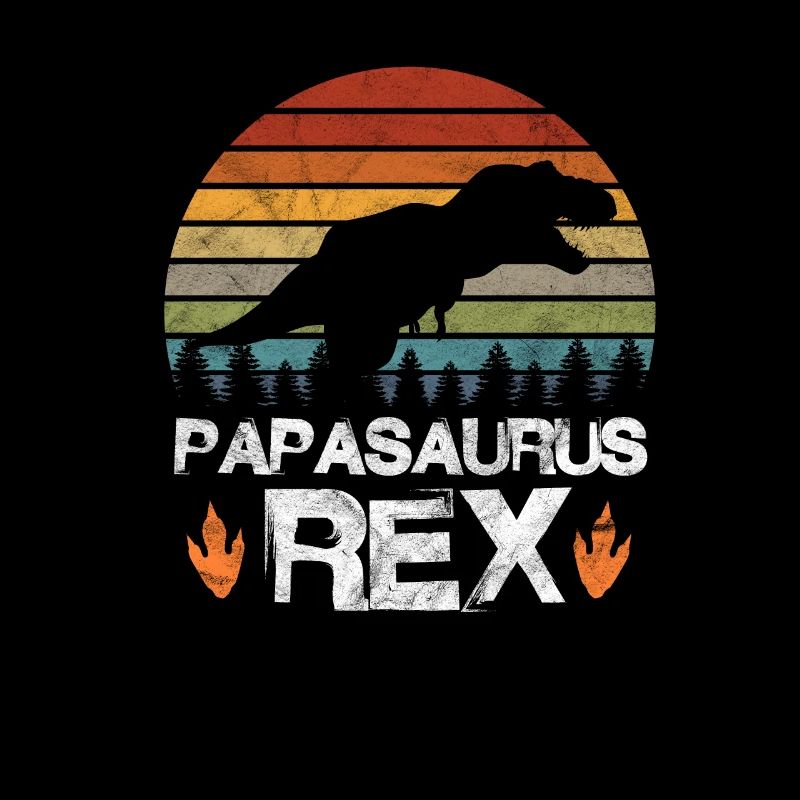 Vater Dino T-Rex Dinosaurier Vatertag Geschenk