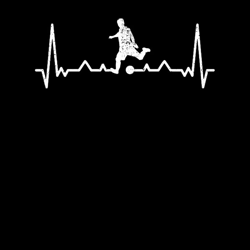 Soccer heartbeat soccer player gift present idea