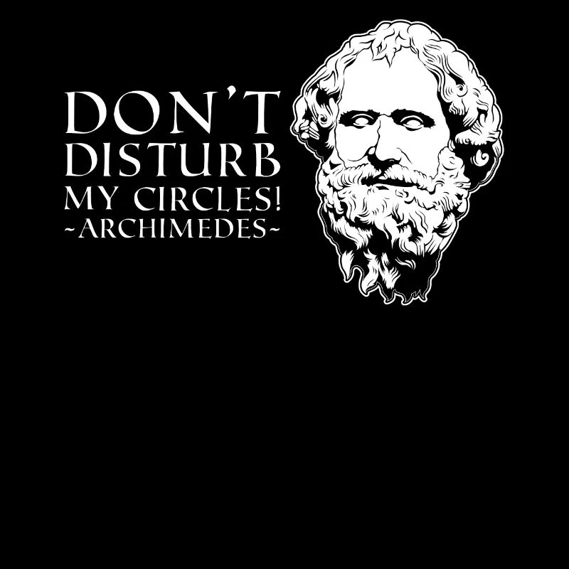 Mes cercles célèbre citation mathématicien grec