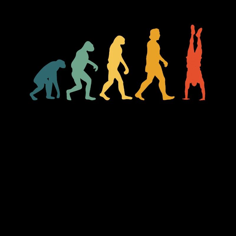 Stand de main Evolution Gymnastique Rétro Vintage